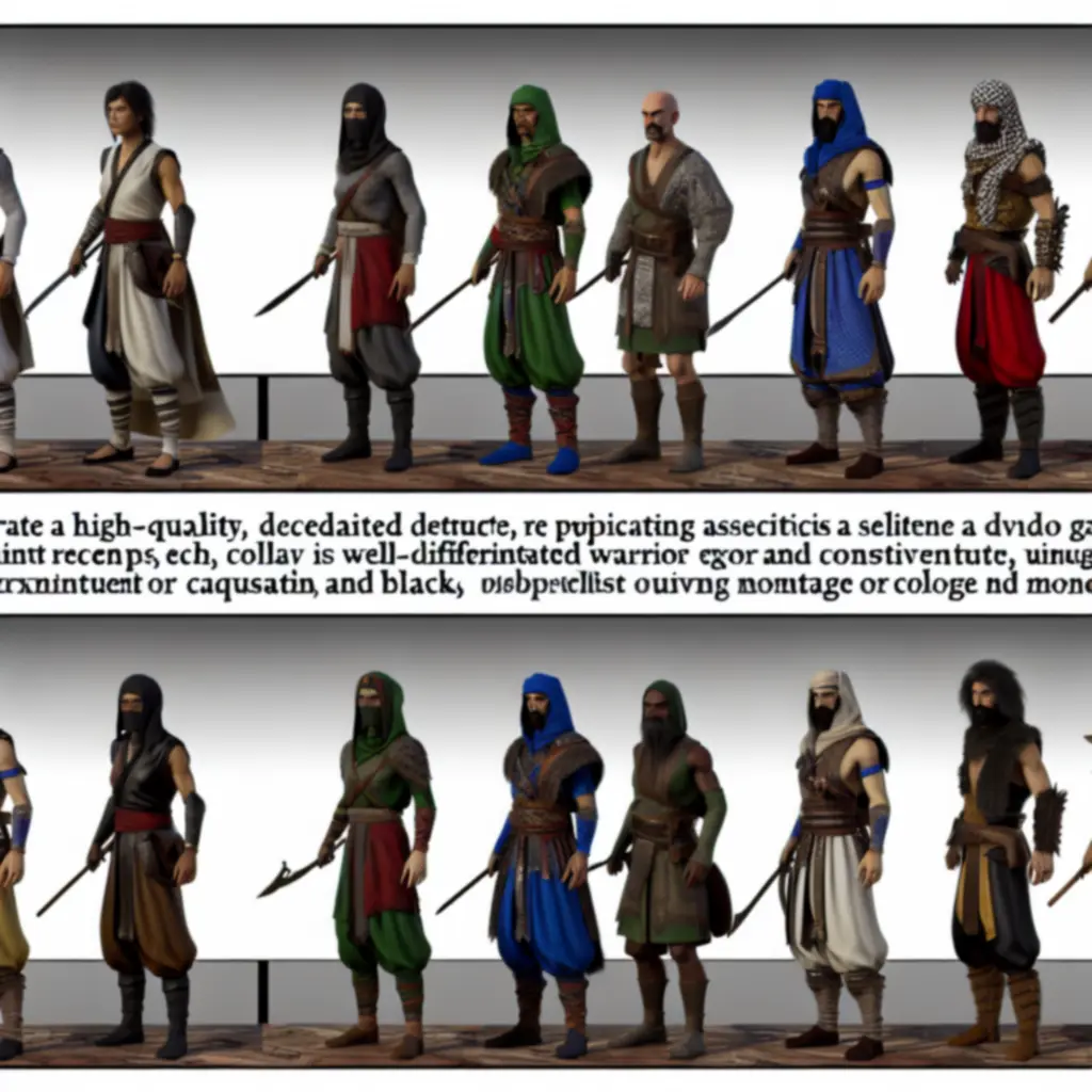 Ekran wyboru bohaterów w Shadow Fight Arena prezentujący różnorodne postacie o odmiennych rolach bojowych.