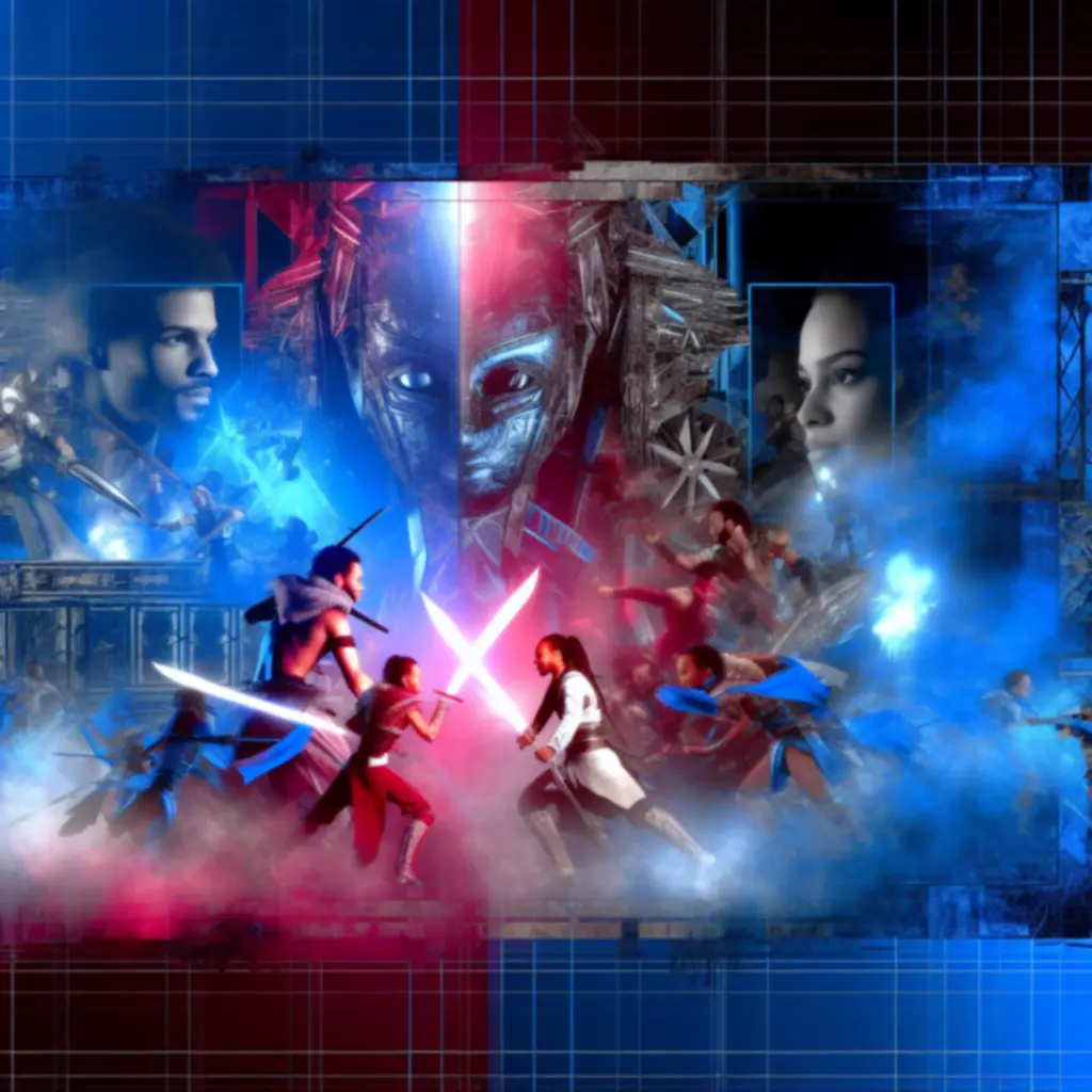 Dynamiczna tapeta przedstawiająca arenę walki w Shadow Fight Arena